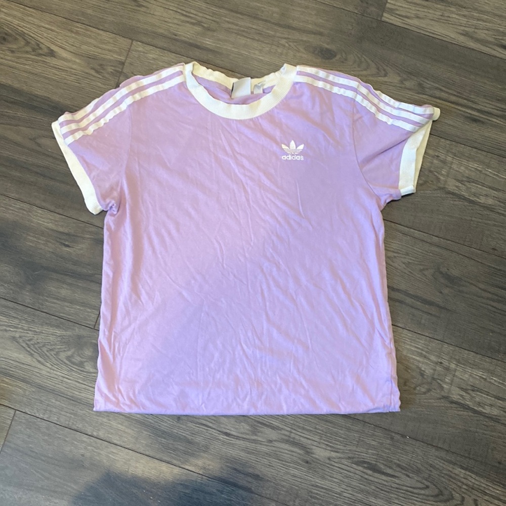 adidas lilac shirt